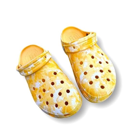 Crocs Iconic Platform Orange Sorbet Casual Slip On Comfort Shoes Women’s size 11 - Picture 13 of 15